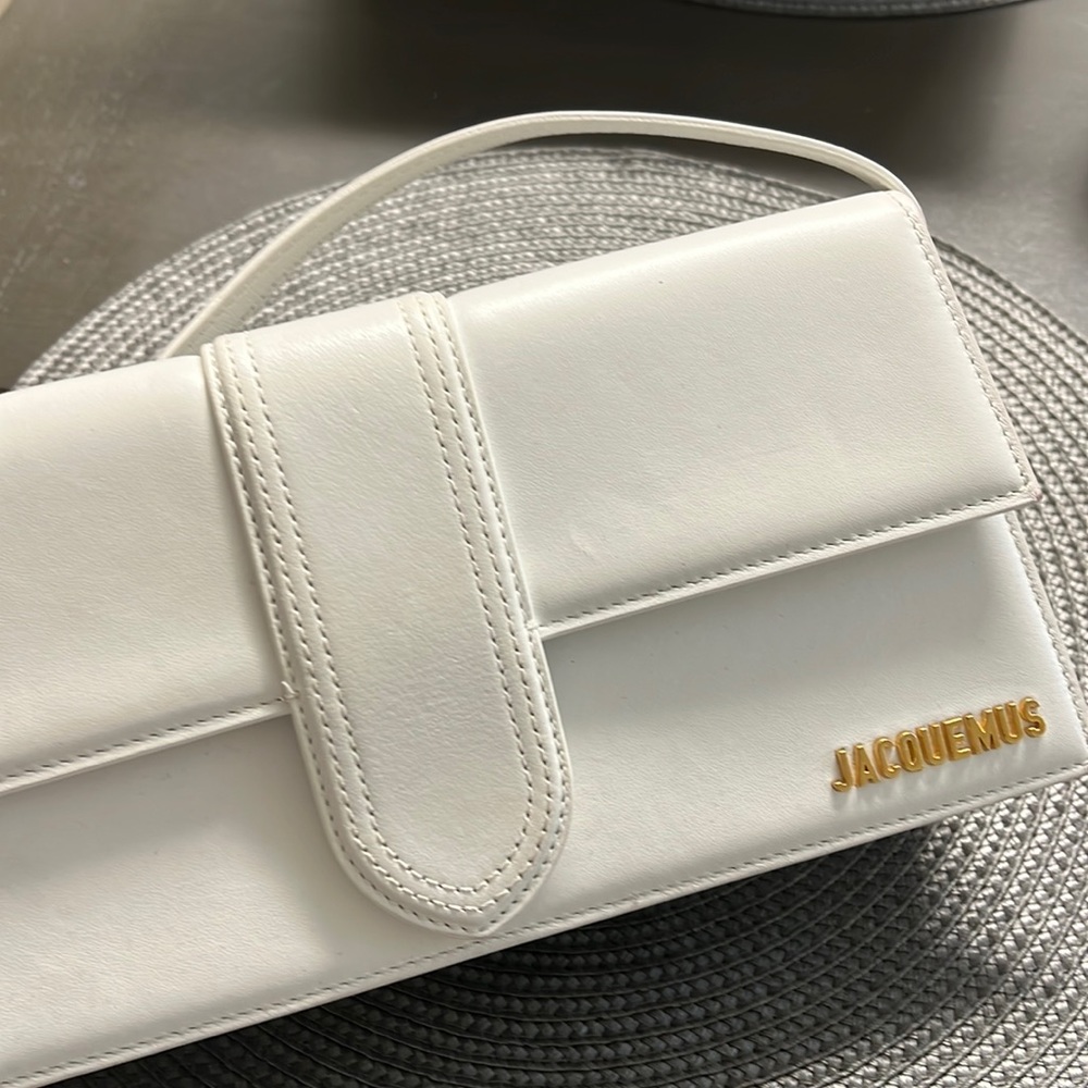 Jacquemus long leather shoulder bag